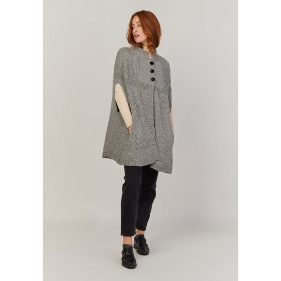 Stella Pardo Alpaca PONCHO LAKA size Small - Picture 2 of 10